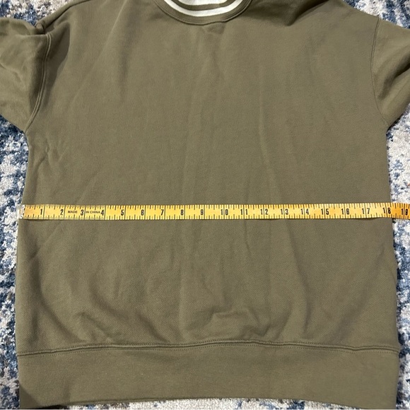 Madewell Resourced Cotton Studio Ringer Mock Neck Sweatshirt Size XS - Picture 9 of 10